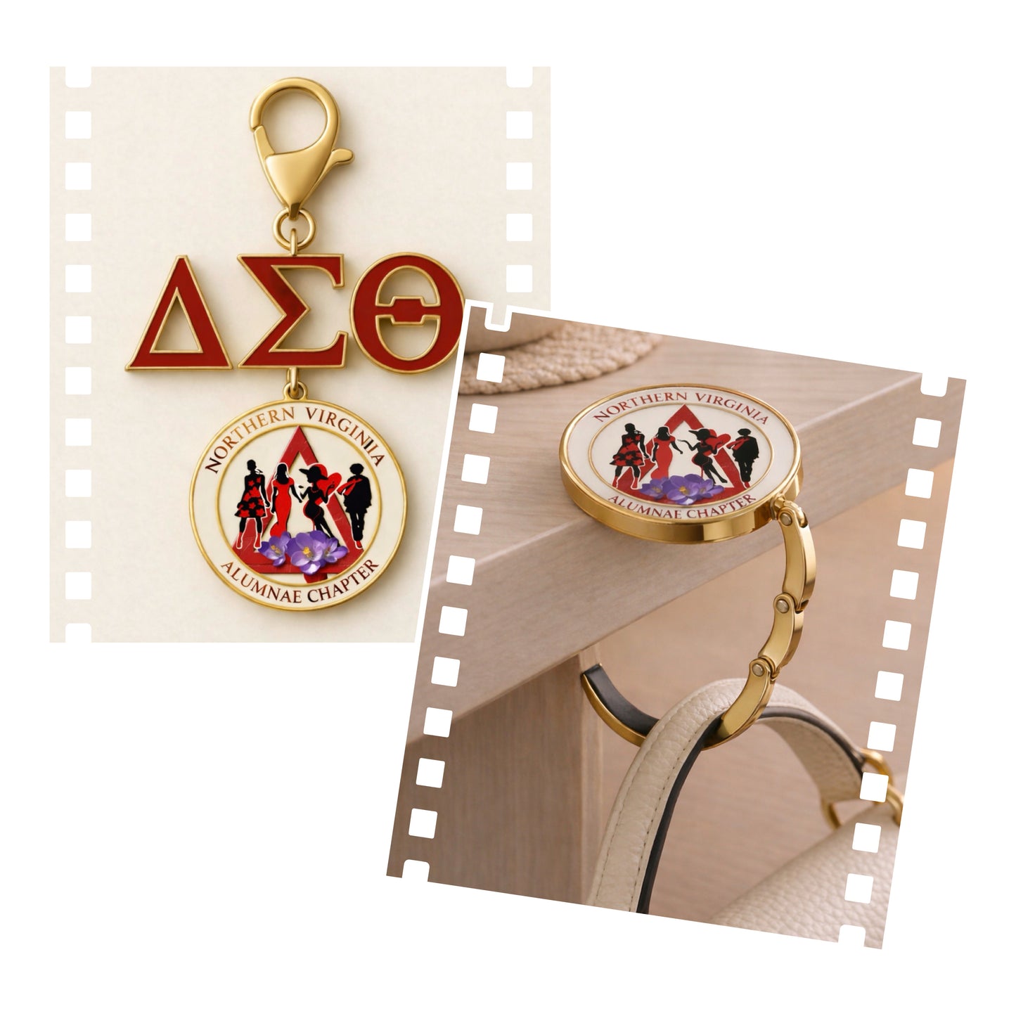 NoVac Collection Purse Charm & Purse Hanger Set – Signature Edition